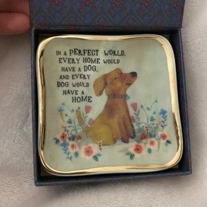 Natural Life Dog Ring Jewelry Holder